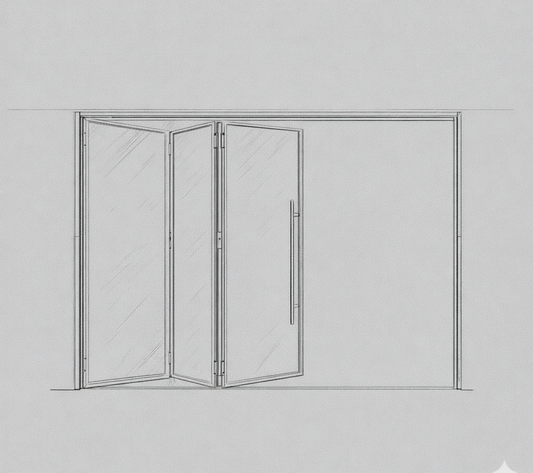 Folding Door - 3 Panel