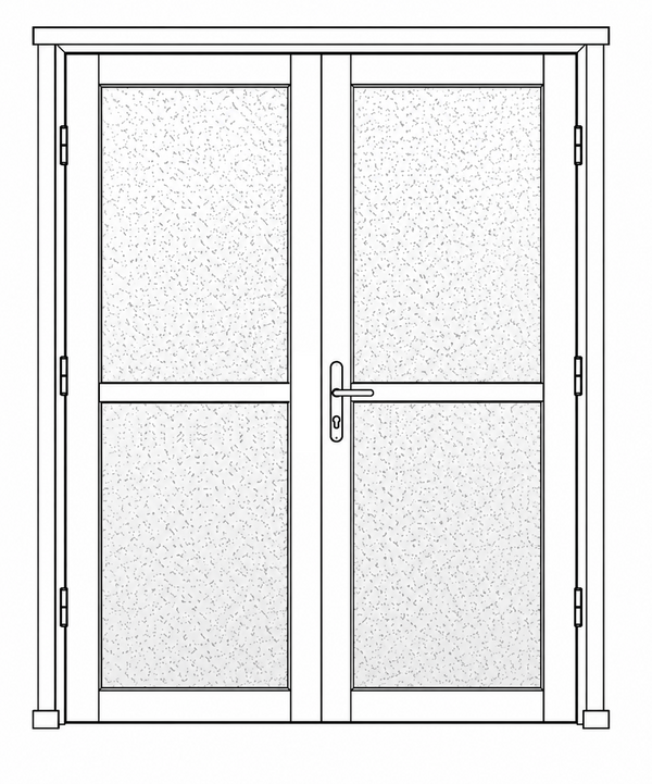 Hinged Door - Double Open In -  Divide WT