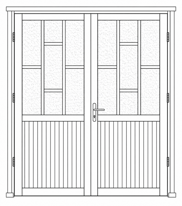 Hinged Door - Double Open In -  Nthombi WT