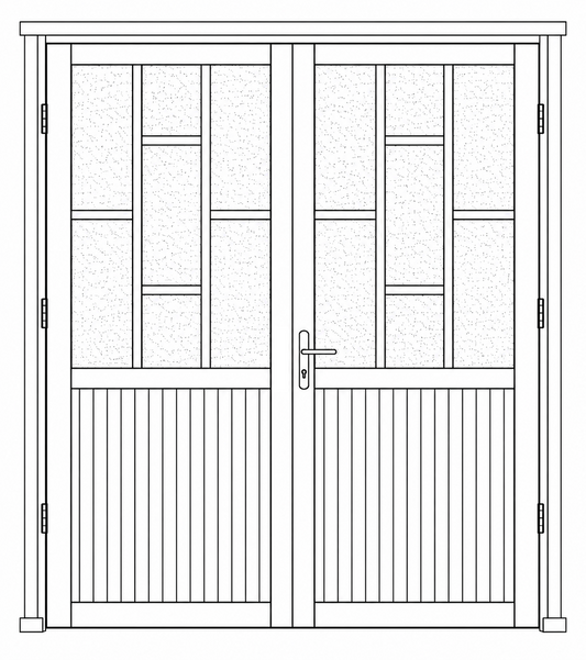 Hinged Door - Double Open In -  Nthombi CLR