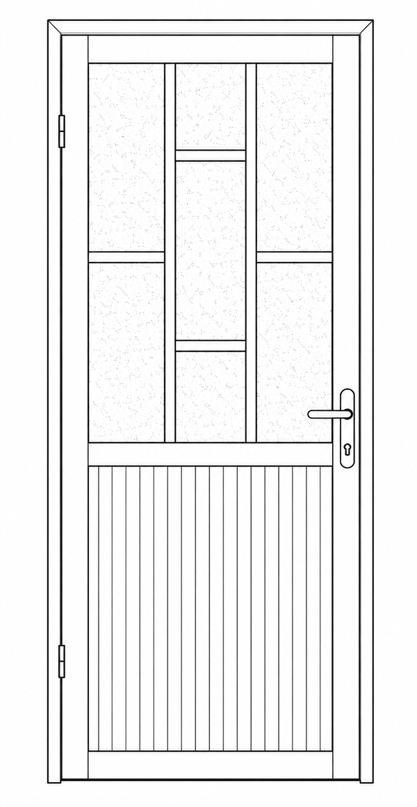 Hinged Door - Single Open In -  Nthombi CLR RHS