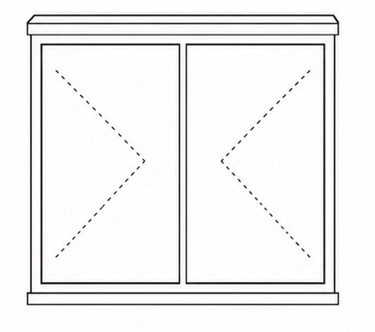 Econo Side Hung Window - Double Opening Window