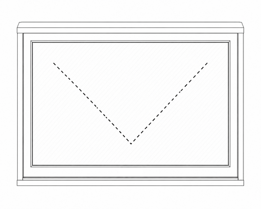 Econo Top Hung Window - Single Wide Top Hung Window