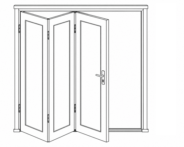Sliding Folding Window - 3 Panel