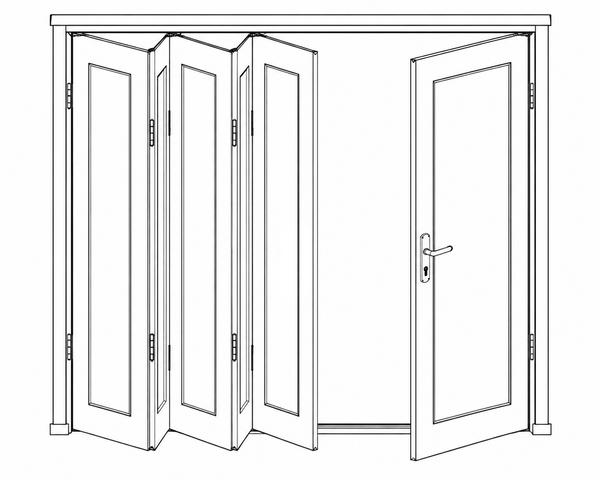 Sliding Folding Window - 5+1 Panel