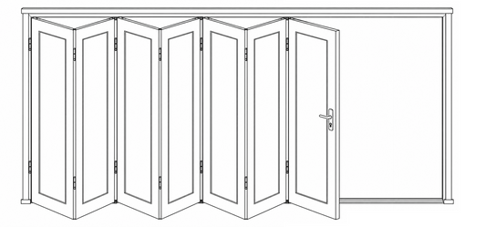 Folding Door - 7 Panel