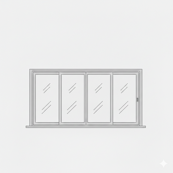 Econo Sliding Window - 4 Panel