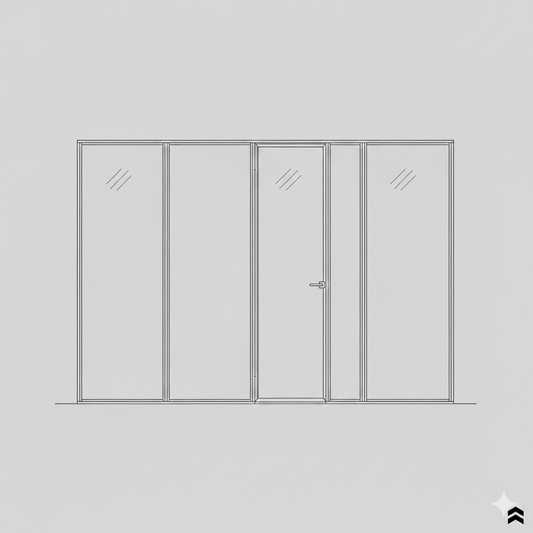 Hinged Door - Single Open In -  Themba CLR RHS