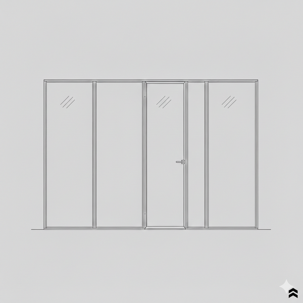 Hinged Door - Single Open In -  Themba CLR RHS