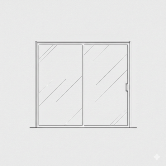 Palace Sliding Door - 2 Panel