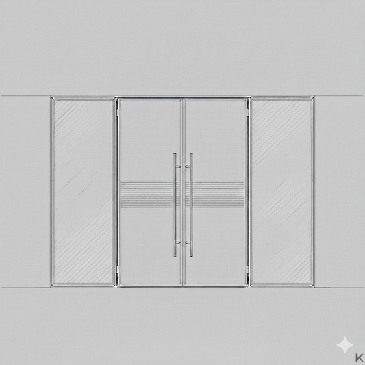 Hinged Door - Single Midrail