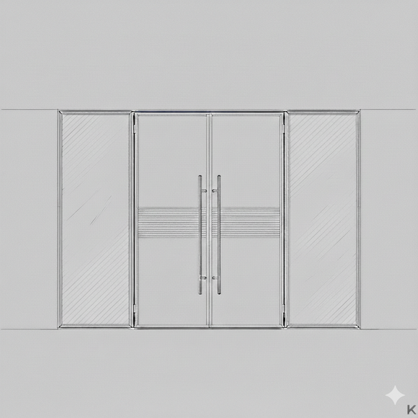 Hinged Door - Single Midrail