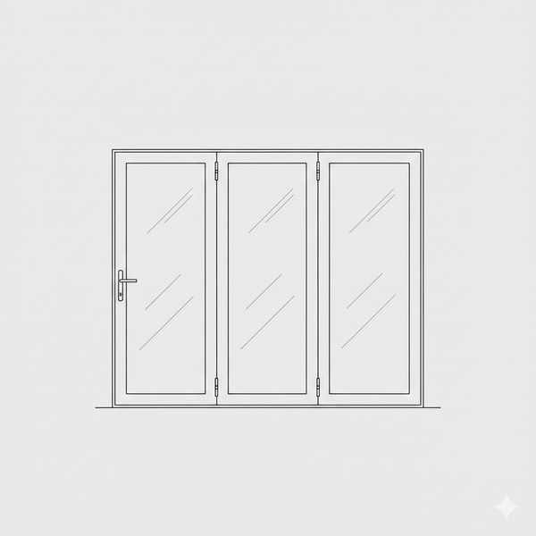 Folding Door - 3+3 Panel