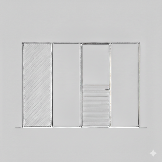 Hinged Door - Single Open In -  Poker S10 RHS