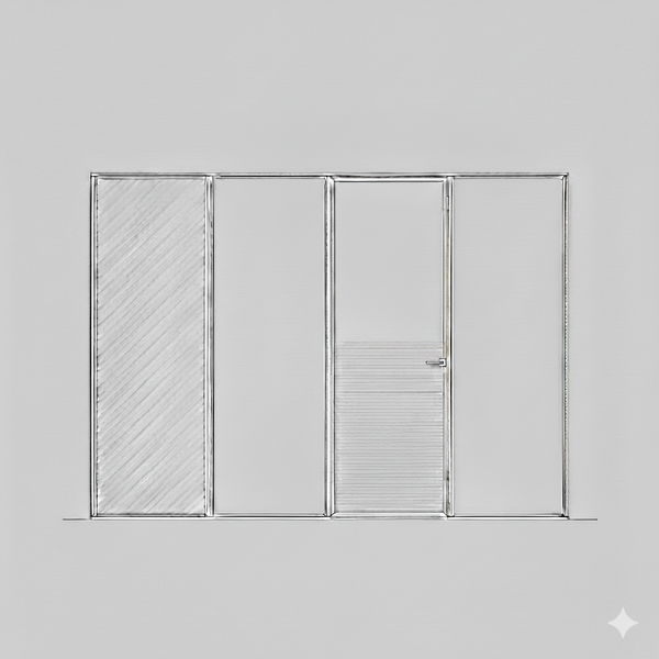 Hinged Door - Single Open In -  Poker S10 RHS