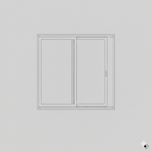 Patio Sliding Door - 2 Panel