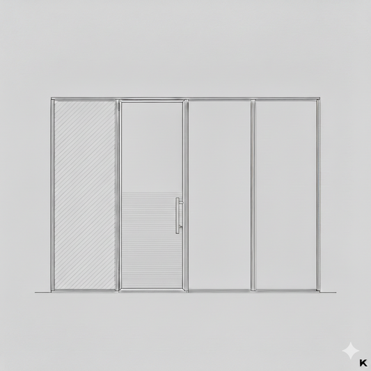 Hinged Door - Single Open In -  Themba S10 RHS