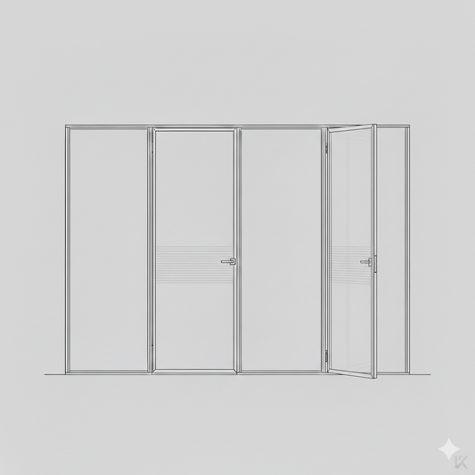 Hinged Door - Single Open In -  Themba WT RHS