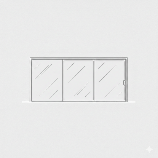 Palace Sliding Door - 3 Panel