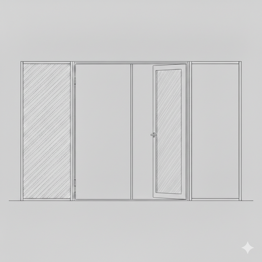 Hinged Door - Single Open In -  Nthombi WT RHS