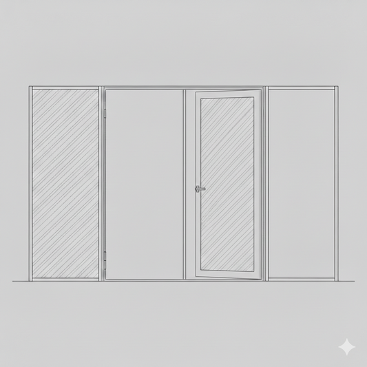 Hinged Door - Single Open In -  Nthombi WT LHS