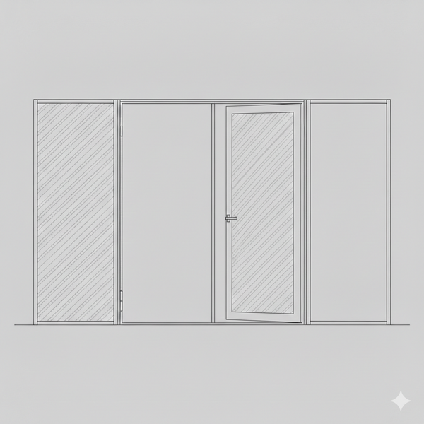 Hinged Door - Single Open In -  Nthombi WT LHS