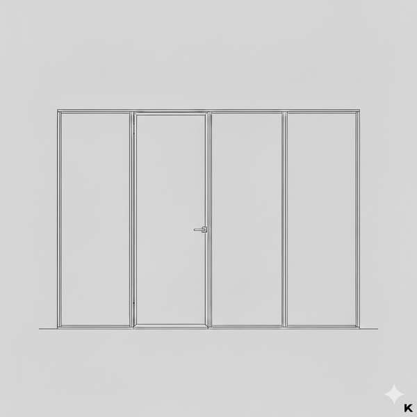 Hinged Door - Single Open In -  Themba S10 LHS