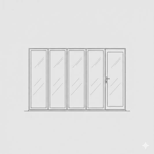 Folding Door - 5+1 Panel