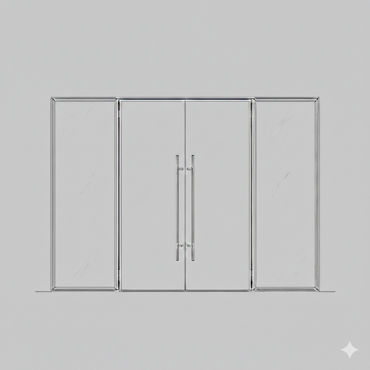 Hinged Door - Double Open In -  Themba CLR