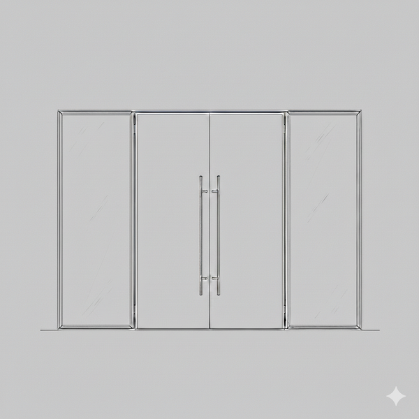 Hinged Door - Double Open In -  Themba CLR