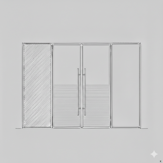 Hinged Door - Double Open In -  Divide WT