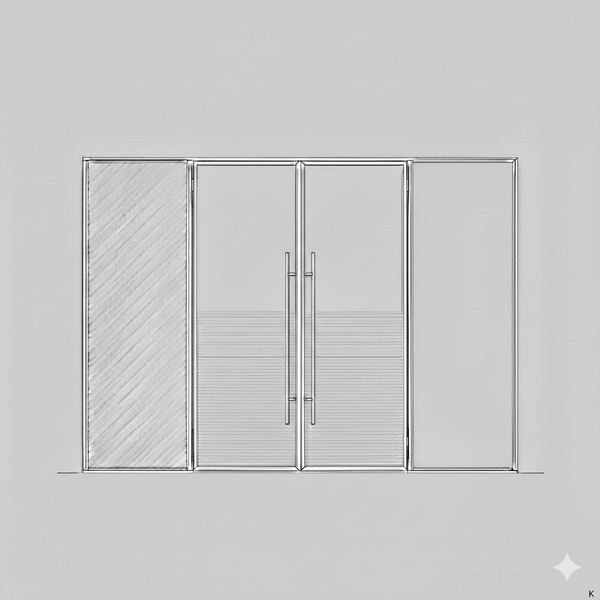 Hinged Door - Double Open In -  Divide WT