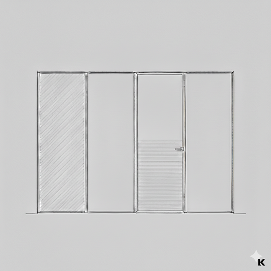 Hinged Door - Single Open In -  Poker S10 LHS