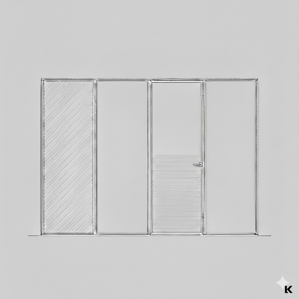 Hinged Door - Single Open In -  Poker S10 LHS