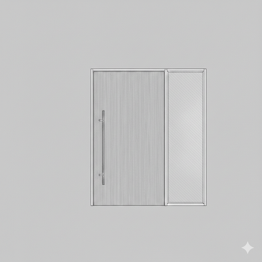 Pivot Door - Cherry Wood LHS