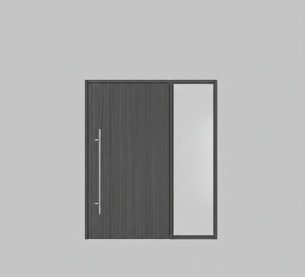 Pivot Door - Mohogony Wood LHS