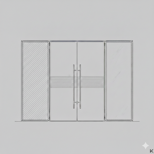 Hinged Door - Double Open In -  Poker S10