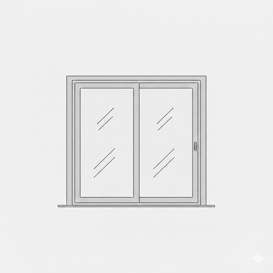 Econo Sliding Window - 2 Panel