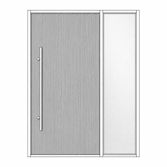 Pivot Door - Mohogony Wood LHS
