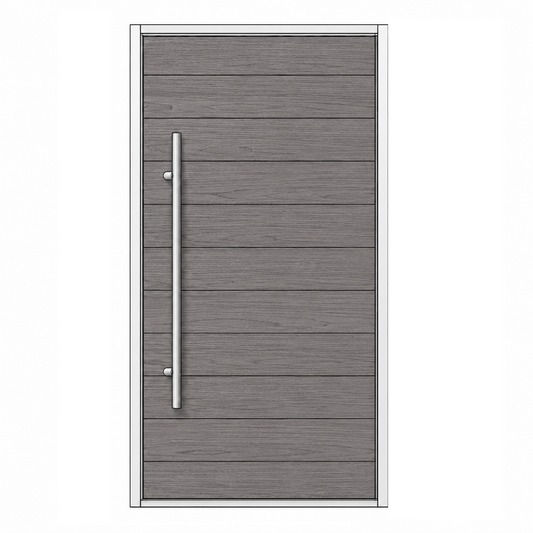 Pivot Door - Mohogony Wood LHS
