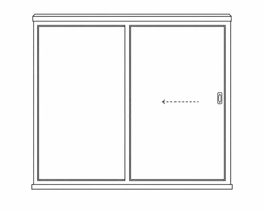 Patio Sliding Door - 2 Panel
