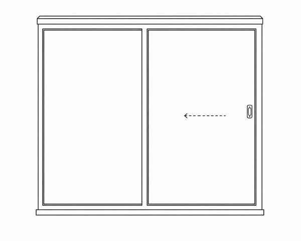 Econo Sliding Window - 2 Panel