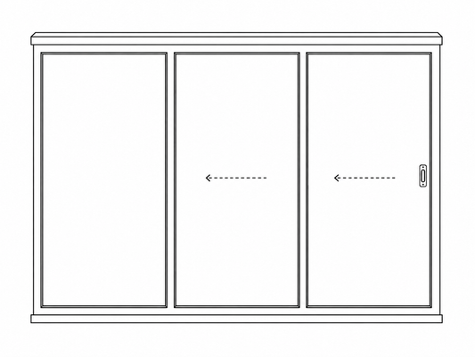 Palace Sliding Door - 3 Panel