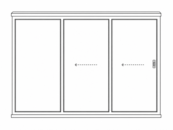 Palace Sliding Door - 3 Panel