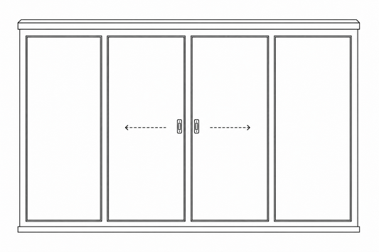 Econo Sliding Window - 4 Panel